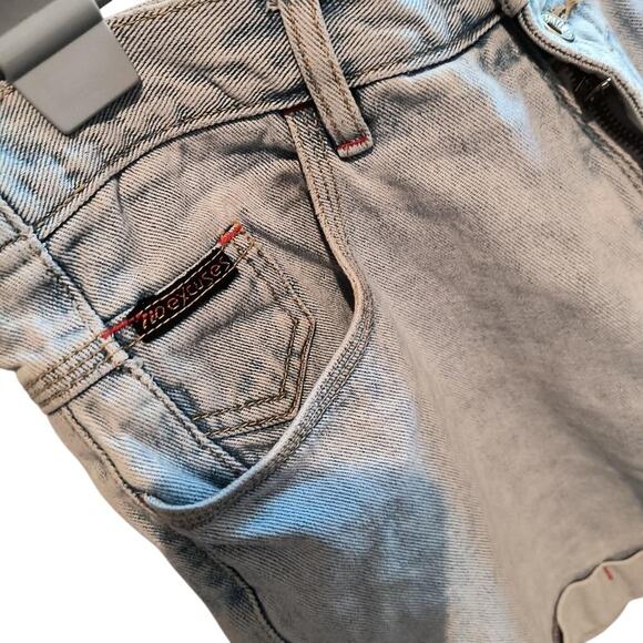 Vintage 80s90s No Excuses Brand Acid Wash Denim Shorts Daisy Dukes - Picture 3 of 6